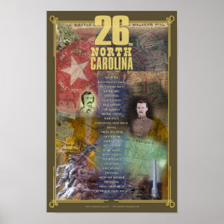 26. North Carolina Poster