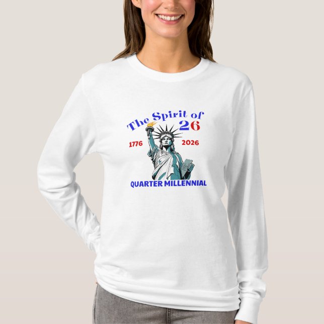 26. SPIRIT - VIERTEL MILLENNIAL T-Shirt (Vorderseite)