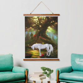 26"x36" vertikale Wandtapete Wandteppich Mit Holzrahmen