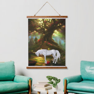 26"x36" vertikale Wandtapete Wandteppich Mit Holzrahmen