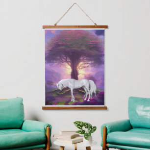 26"x36" vertikale Wandtapete Wandteppich Mit Holzrahmen