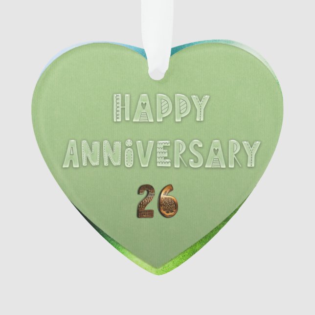 26e anniversaire de l'art Mariage (devant)