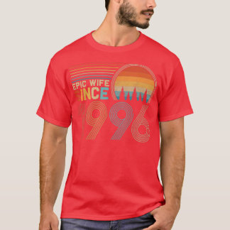 26th Wedding Anniversary for Her Funny Epic Wife S T-Shirt