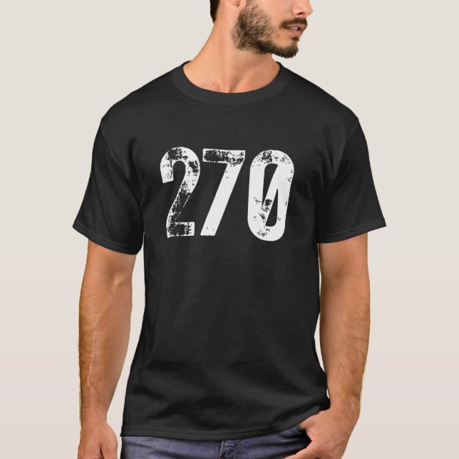 270 Area Code Bowling Green KY Mobile Area Code 27 T-Shirt (Vorderseite)