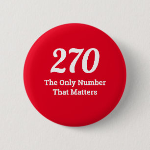 270 Die einzige Zahl, die 2020 zählt Button