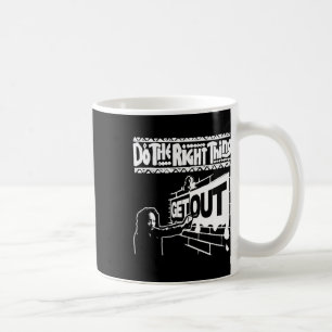 272 Aufkleber raus Kaffeetasse