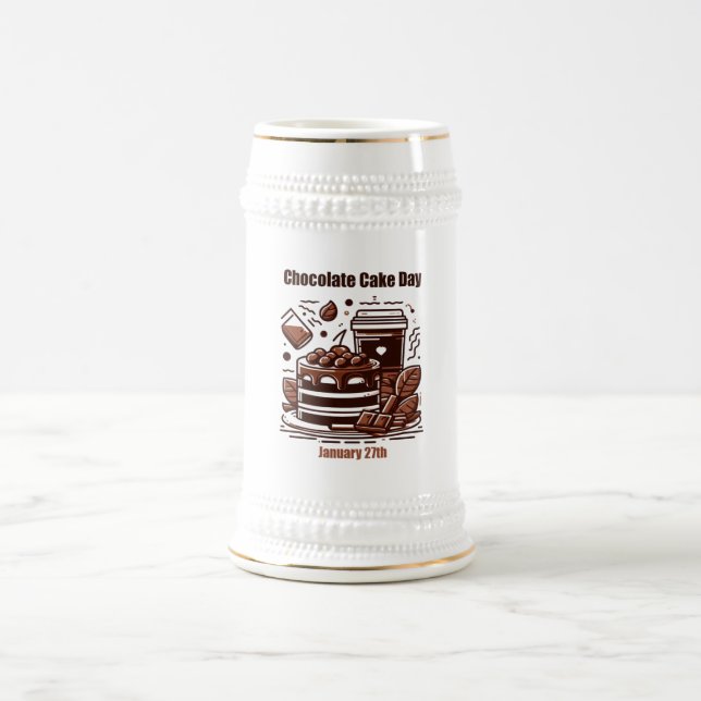 27.01. - Schokoladenkuchen Bierglas (Mittel)