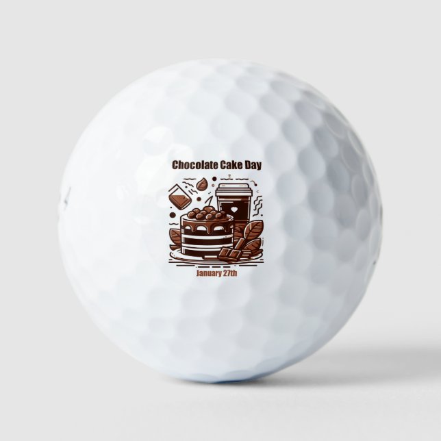 27.01. - Schokoladenkuchen Golfball (Vorderseite)