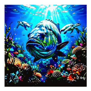 27,03" x 27,03 Ozeanblick Fotodruck