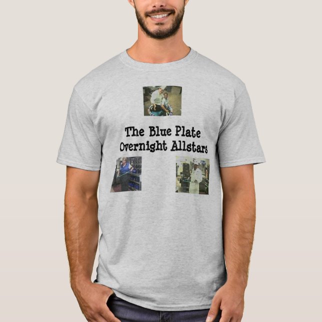 27, 55, 66, die blaue Platte NachtAllstars T-Shirt (Vorderseite)