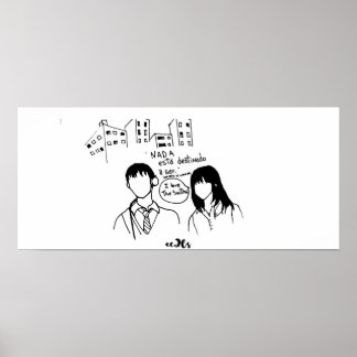27,94cmx21,59cm, Poster 500 jours d'été (Fosco)