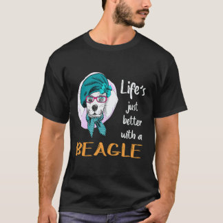27 Das Leben ist einfach besser mit einem Beagle T-Shirt