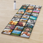 27 Foto Yoga Mat gerundete Vorlage Yogamatte<br><div class="desc">Personalisiertes Foto Gitter Yogamat mit abgerundetem schwarzem Rahmen.</div>