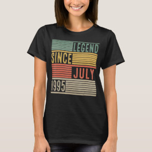 27. Geburtstag seit Juli 1995 27 Jahre alt T-Shirt