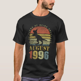 27 Jahre alter Dinosaurier Phantastischer August 1 T-Shirt