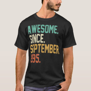 27 Jahre altes Geschenk Phantastisch seit Septembe T-Shirt