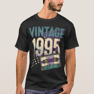 27 Jahre Vintag 1995 27. Geburtstag T-Shirt