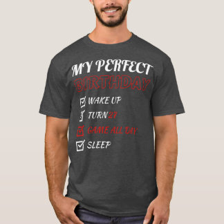27. Perfect Birthday Gaming 27-jährige Jungen T-Shirt