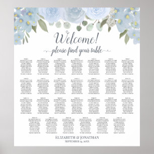 27 Tableau Dusty Blue Roses Mariages Tableau de si