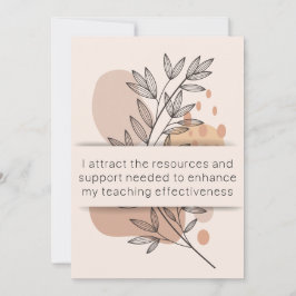 27. Tag: Teacher Affirmation Mental Health Card