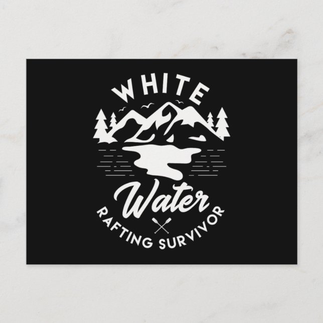 27.Überlebensrate bei Weißwasser Ankündigungspostkarte (Vorderseite)