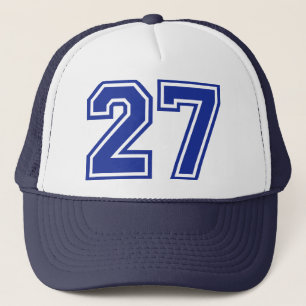 27 - Zahl Truckerkappe