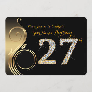27ème, Invitation Anniversaire, Numéro Diamant, Ph