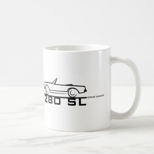 280SL SCHWARZ KAFFEETASSE (Rechts)