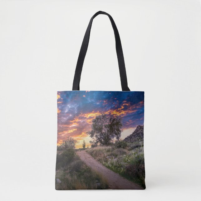 2815-Wüste Landschaft bei Sunset Tasche (Vorderseite)