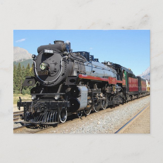 2816 Lokomotive-Postkarte Postkarte (Vorderseite)
