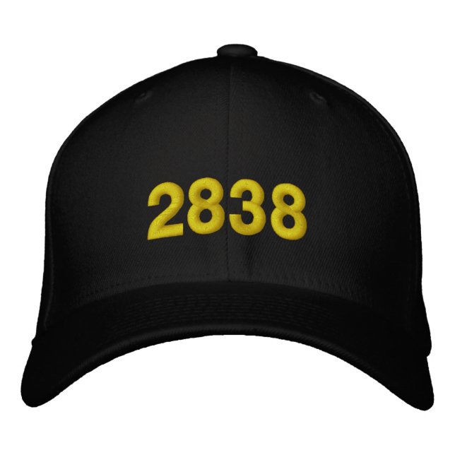 2838 BESTICKTE BASEBALLKAPPE (Vorderseite)