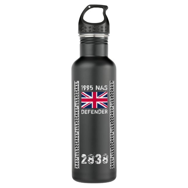 2838 Wasserflasche Edelstahlflasche (Vorderseite)