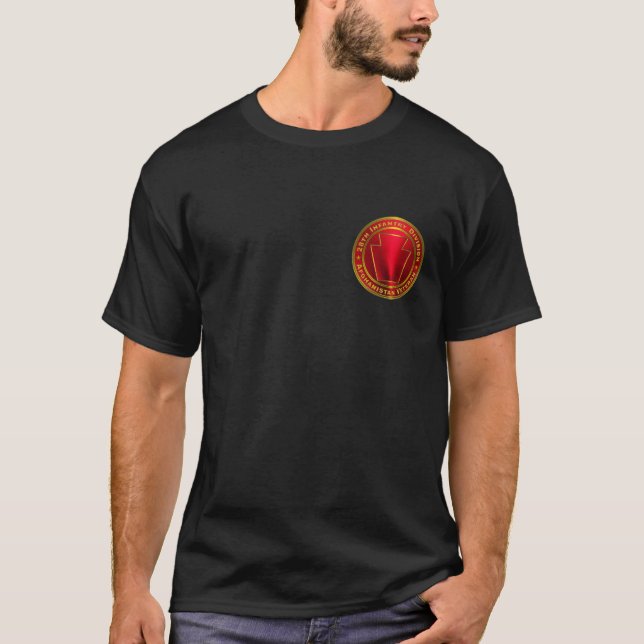 28. Abteilung Infanterie Afghanistan Veteran T-Shirt (Vorderseite)