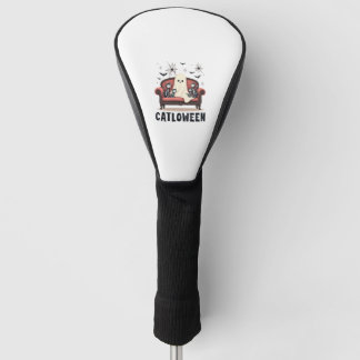 28 Deutscher Schäferhund in gruseliger Kürbiskutte Golf Headcover
