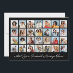 28 Foto Collage Fügen Sie Ihren Gruß bearbeitbare  Einladung<br><div class="desc">Erstellen Sie Ihre eigene 28 Fotomaterial für Weihnachten, Geburtstage, Hochzeiten, Geburtstage, Abschlüsse, Vatertag, Muttertag oder andere Besondere Anlässe mit unserem benutzerfreundlichen Design-Tool. Fügen Sie Ihre Lieblings-Fotos von Freunden, Familie, Ferien, Hobbys und Haustieren hinzu und Sie haben eine atemberaubende, einmalige Foto-Collage. Unsere kundenspezifische Collage aus Foto eignet sich hervorragend für die...</div>