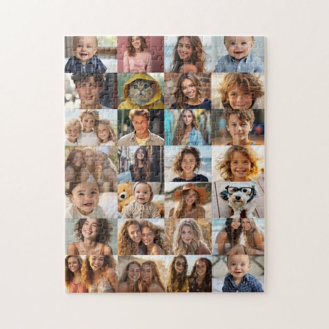 28 Foto-Collage überall (Vertikal)