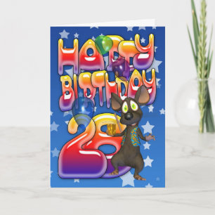 28. Geburtstagskarte, Happy Birthday Karte