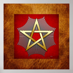 28. Grad: Ritterführer des Tempels Poster