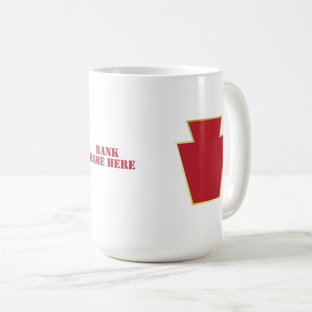 28. Infanterie-Division-Abzeichen Kaffeetasse (VorderseiteRechts)