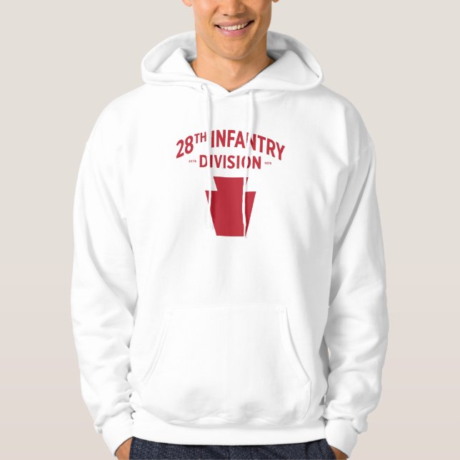 28. Infanterieabteilung Abzeichen Hoodie (Vorderseite)