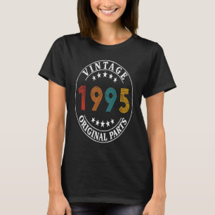 28 Jahre alt Retro Vintag 1995 28. Geburtstag 1 T-Shirt