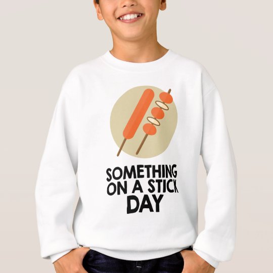 28. März - etwas an einem Stock-Tag Sweatshirt