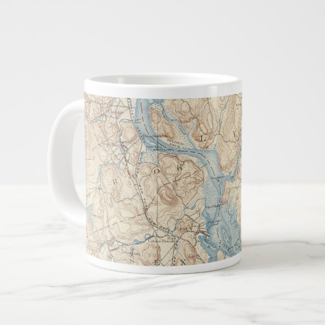 28 Saybrook-Blatt Jumbo-Tasse (Vorderseite Links)