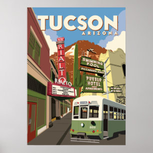 28"x20" Rialto Theatre - Tucson, Arizona Poster