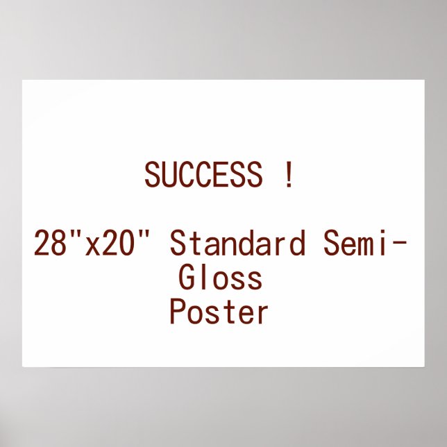28"x20" Standardposter halbmatt Poster (Vorne)
