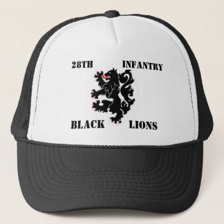 28ème FNI. Casquette noir de lions