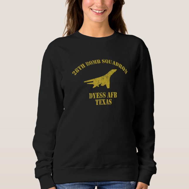 28th Bomb Squadron B 1 Lancer Bomber Airplane Pilo Sweatshirt (Vorderseite)