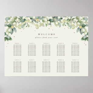 28x20" 10 Tableaux de 10 sièges Poster