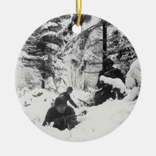290th Amerikanisches Regiment in der Keramik Ornament (Vorne)