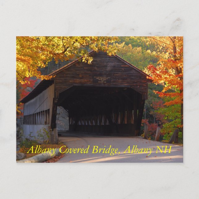 2932315197_6e921d2a30_o, Albany Covered Bridge, .. Postkarte (Vorderseite)